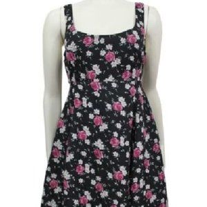 Kimchi Blue Rose Print Floral Dress Size 4